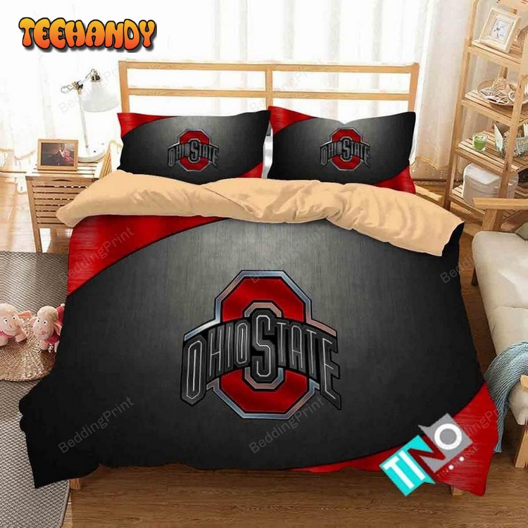 Ncaa Ohio State Buckeyes 1 Logo N 3d Duvet Cover Bedding Sets