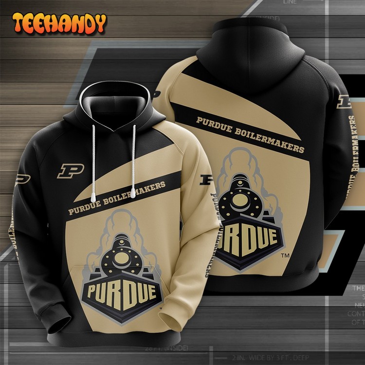 Ncaa Purdue Boilermakers 3D Printed Hoodie Zipper Hoodie