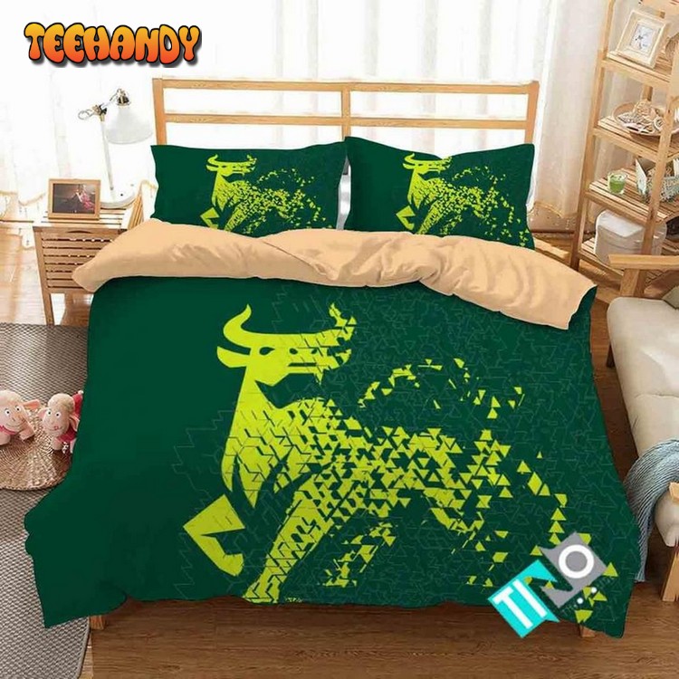 Ncaa South Florida Bulls 6 Logo N 3d Duvet Cover Bedding Sets