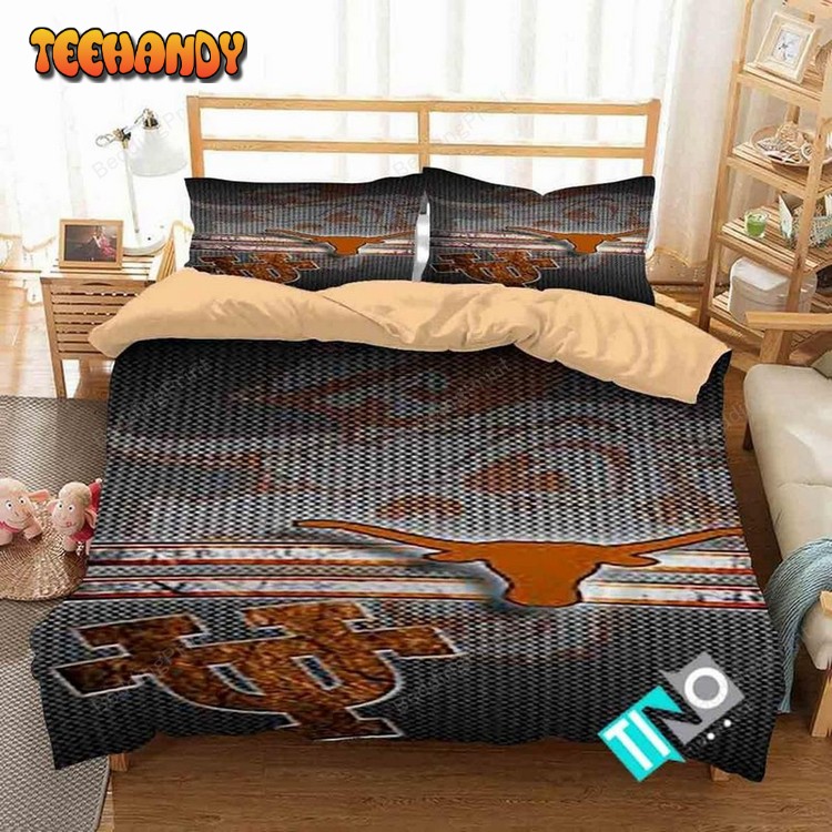 Ncaa Texas Longhorns 2 Logo D 3d Duvet Cover Bedding Sets