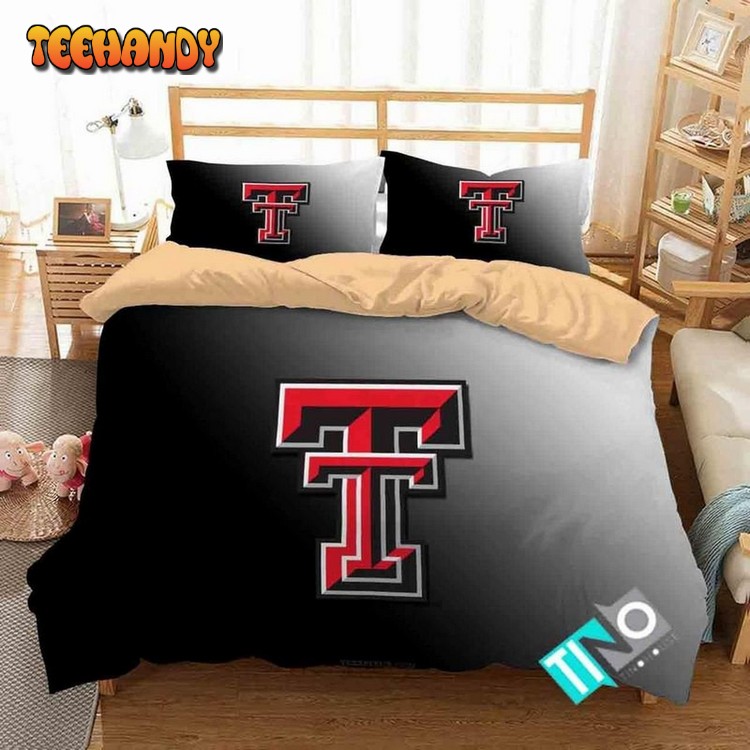 NCAA Texas Tech Red Raiders 1 Logo N 3D Bedding Sets