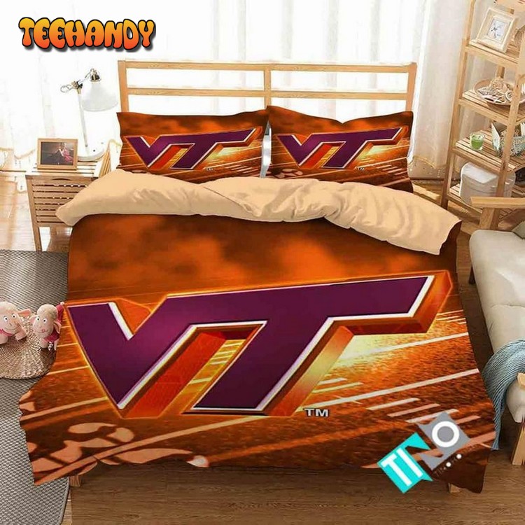 NCAA Virginia Tech Hokies 1 Logo V 3D Customized Bedding Sets