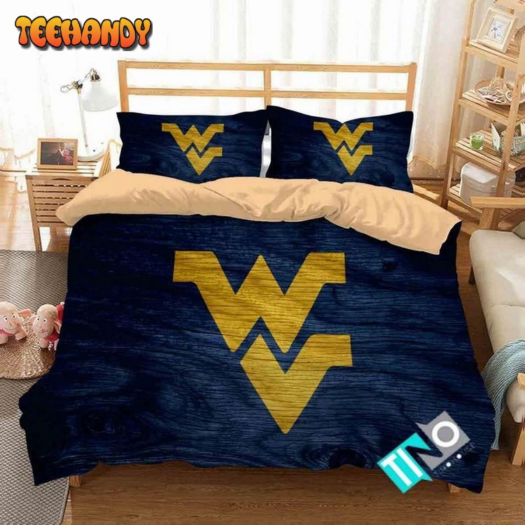 NCAA West Virginia Mountaineers 1 Logo N 3D Bedding Sets