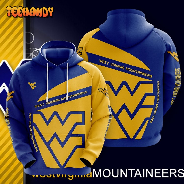 Ncaa West Virginia Mountaineers 3D Printed Hoodie Zipper Hoodie