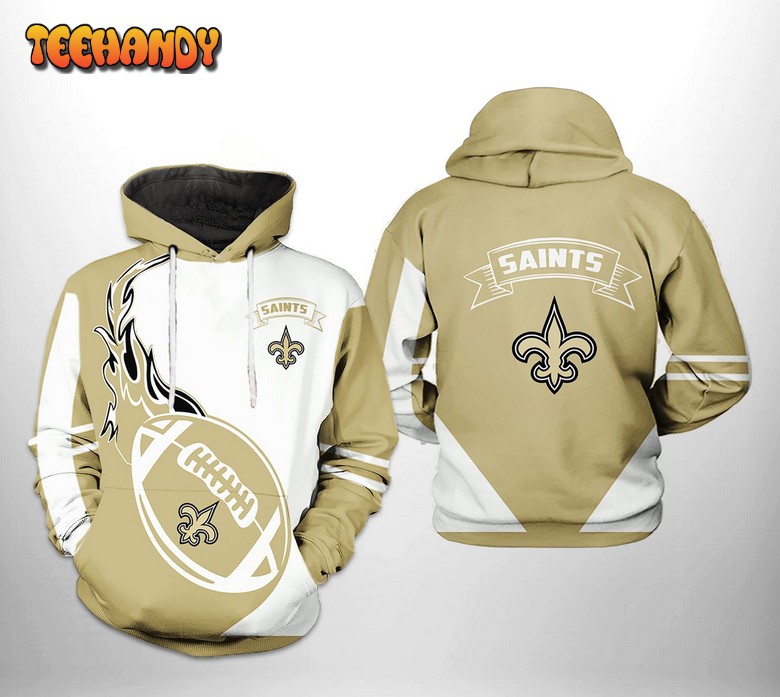 New Orleans Saints NFL Classic 3D Printed Hoodie Zipper Hoodie