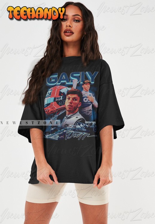 New Pierre Gasly Shirt Driver Racing Championship Formula Racing T Shirt