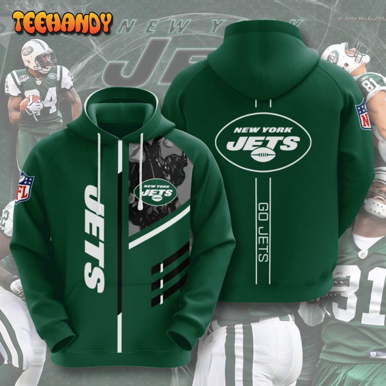 New York Jets American Football 3D Printed Hoodie Zipper Hoodie