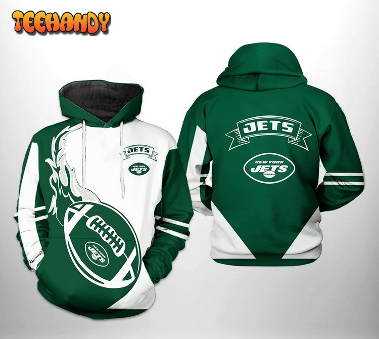 New York Jets NFL Classic 3D Printed Hoodie Zipper Hoodie