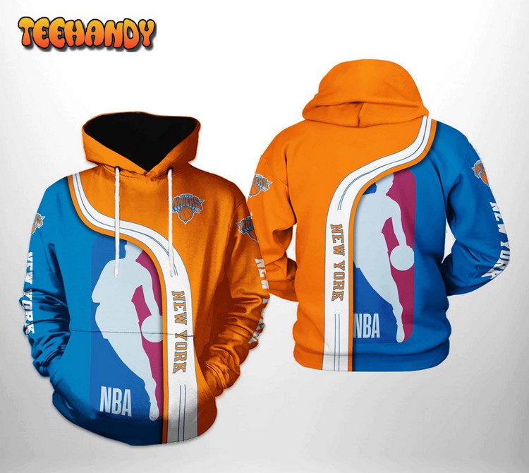 New York Knicks NBA Team 3D Printed Hoodie Zipper Hoodie