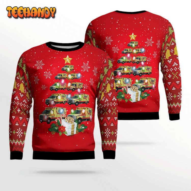 New York Superior Ambulance Service Ugly Christmas Sweater