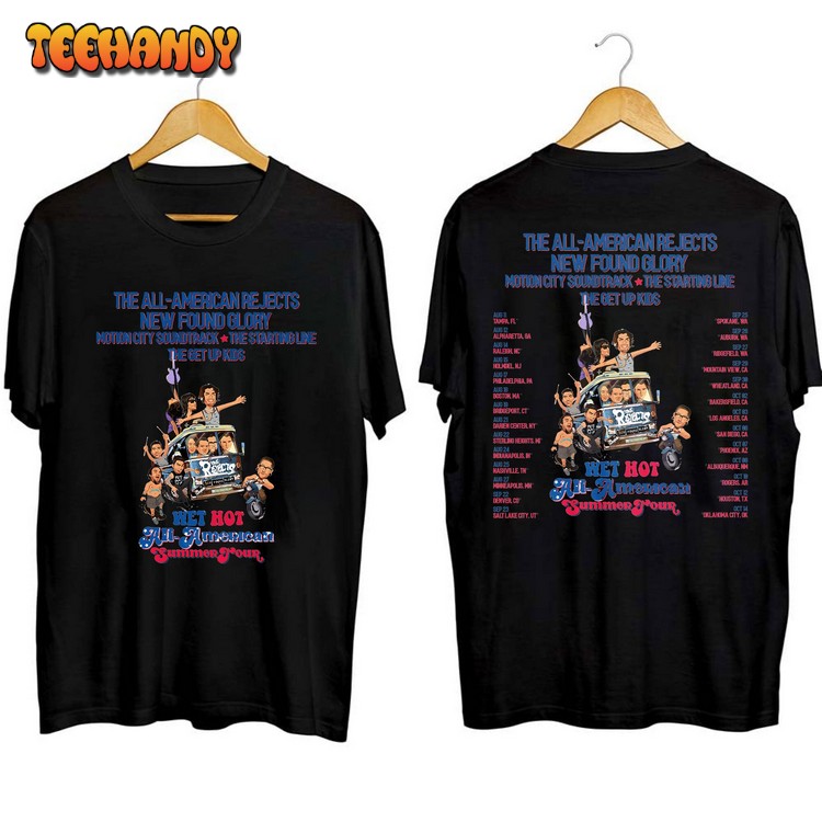 Newfound Glory Tour 2023 American Rejects 2023 Concert T Shirt Sweatshirt