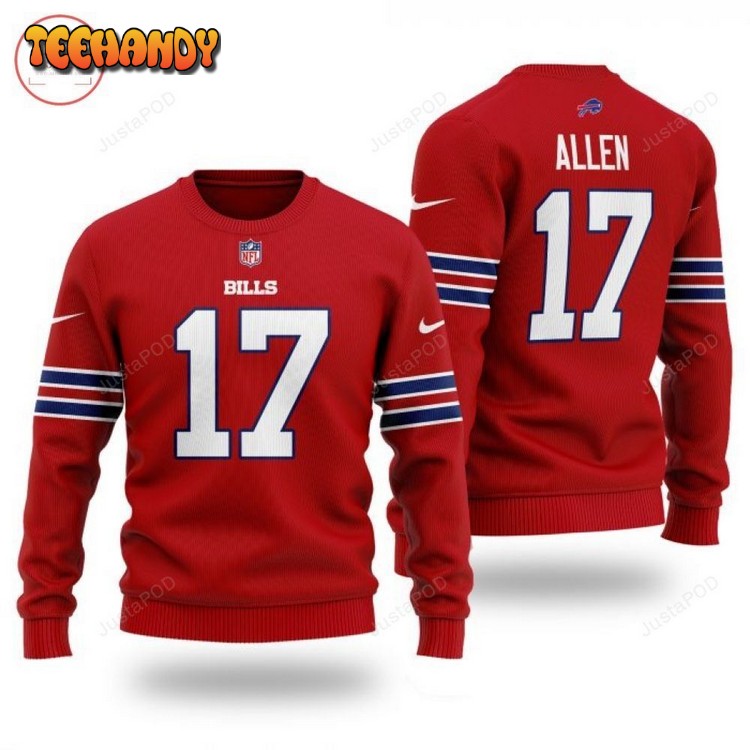 NFL Buffalo Bills Ugly Christmas Sweater, All Over Print Sweatshirt