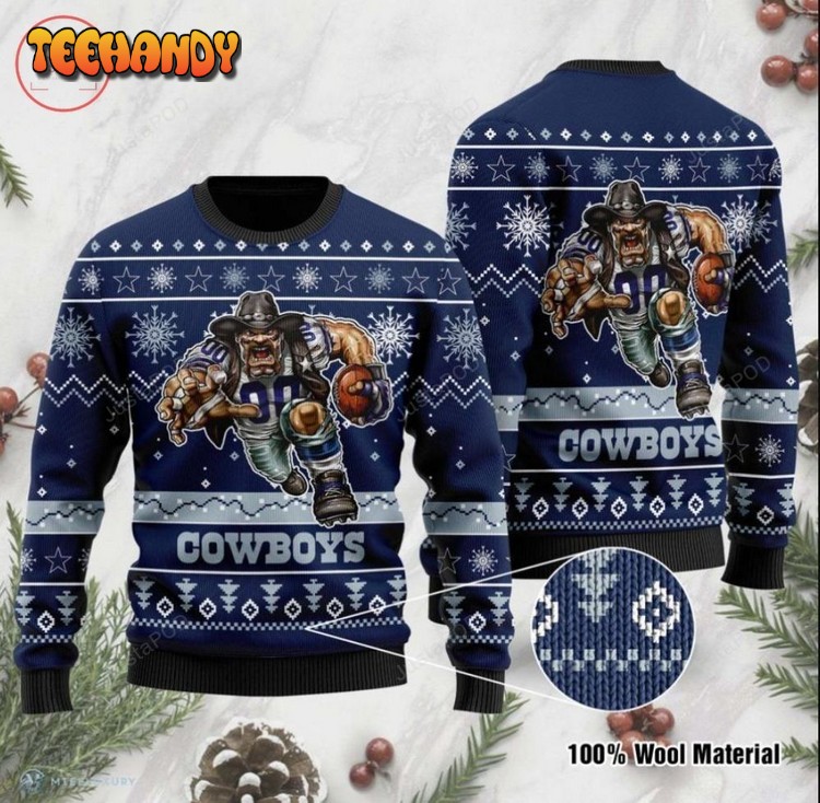 NFL Cowboys Dallas Ugly Christmas Sweater, All Over Print Sweatshirt