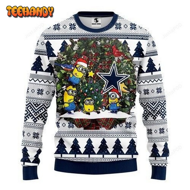 Nfl Dallas Cowboys Minion Ugly Christmas Sweater