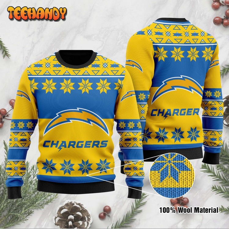 NFL LAC Ugly Christmas Sweater, Ugly Sweater, Christmas Sweaters