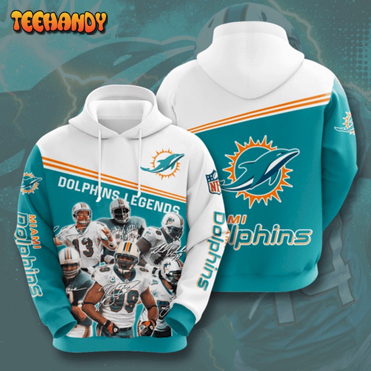 NFL Miami Dolphins 3D Hoodie For Men Women