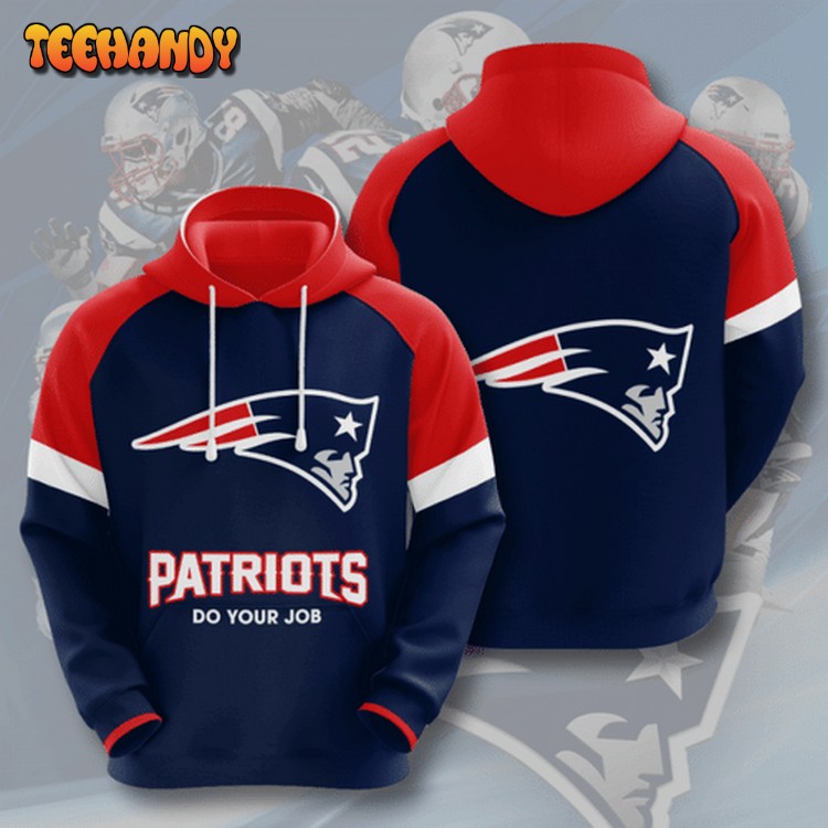 NFL New England Patriots 3D Hoodie For Men Women Hoodie