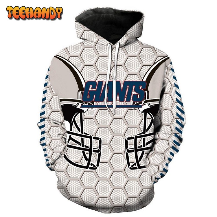 NFL New York Giants All Over Printed 3D Hoodie