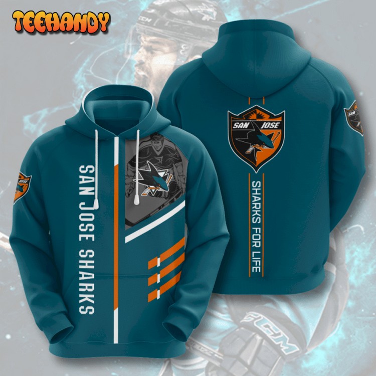 NHL San Jose Sharks 3D Hoodie For Men For Women Hoodie