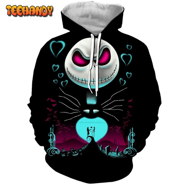 Nightmare Before Christmas Jack 3D Hoodie For Men Women Hoodie