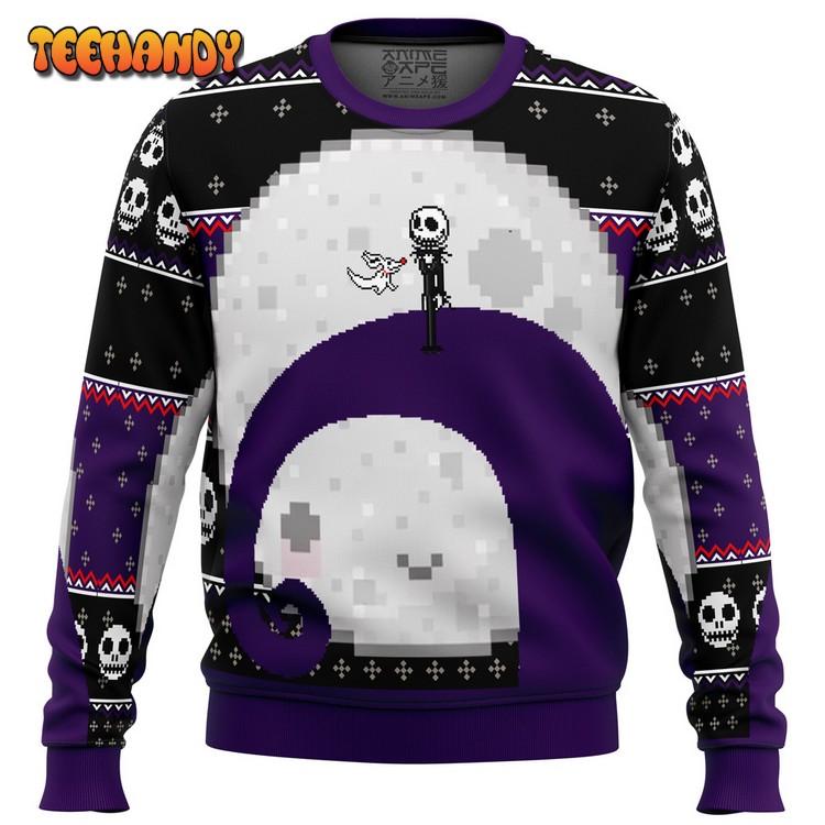 Nightmare Before Christmas Jack Moon Sweater