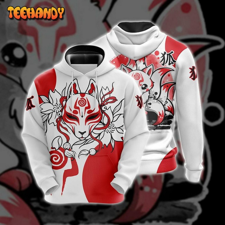 Ninetail Fox Spirit Unisex 3D Hoodie All Over Print Hoodie