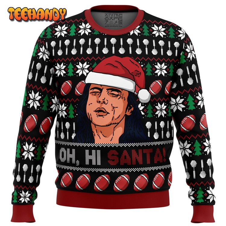 Oh Hi Santa The Room Ugly Christmas Sweater