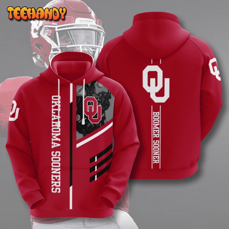 Oklahoma Sooners American Football 3D Printed Hoodie Zipper Hoodie