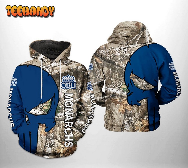 Old Dominion Monarchs NCAA Camo Veteran Hunting 3D Hoodie