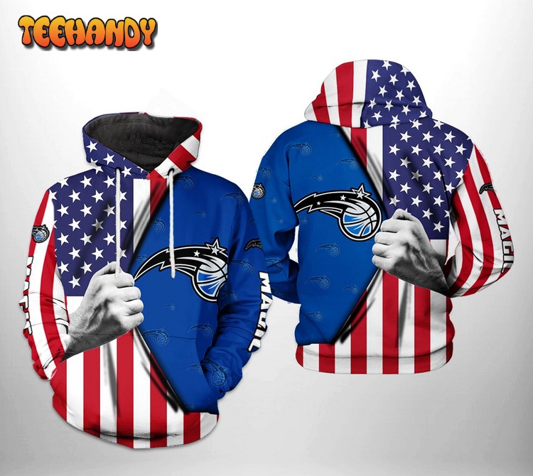 Orlando Magic NBA US Flag Team 3D Printed Hoodie