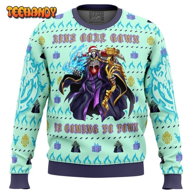 Overlord Ainz Ooal Gown Ugly Christmas Sweater