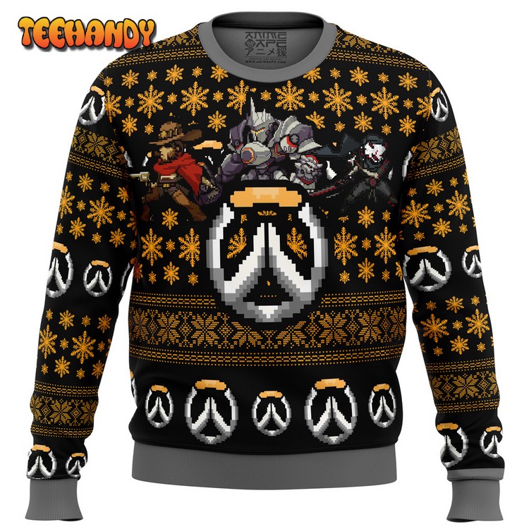 Overwatch Symbol Ugly Christmas Sweater