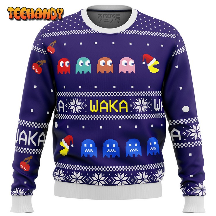 PACMAN waka waka Ugly Christmas Sweater