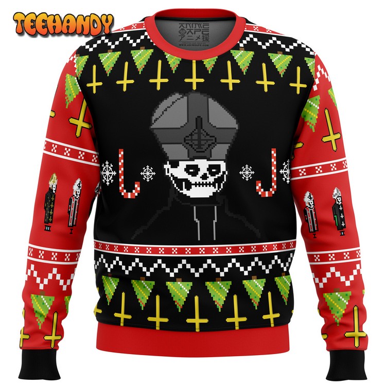 Papa Emeritus Ugly Christmas Sweater