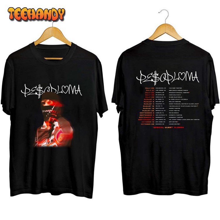 Peso Pluma Doble P Tour 2023 Shirt Peso Pluma 2023 Concert T Shirt Sweatshirt