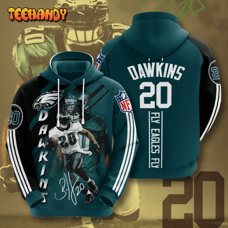 Philadelphia Eagles Brian Dawkins 3D Hoodie For Men For Women