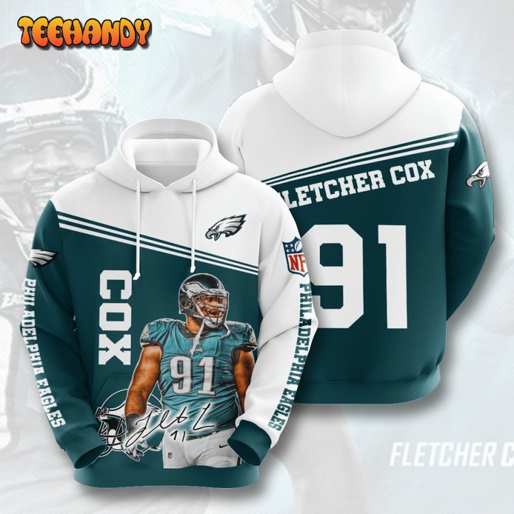 PHILADELPHIA EAGLES Fletcher Cox 3D Hoodie For Men Women