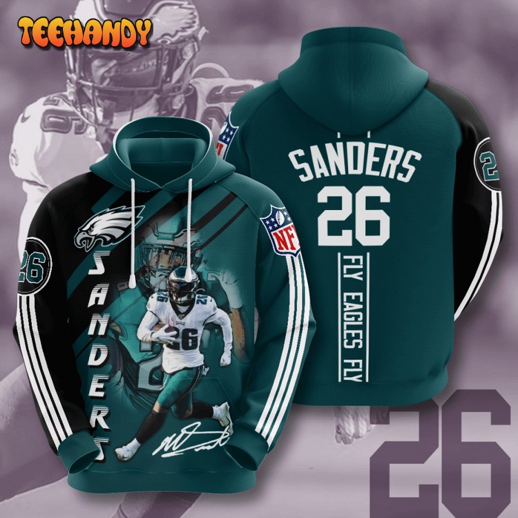 Philadelphia Eagles Miles Sanders 3D Hoodie For Men Women