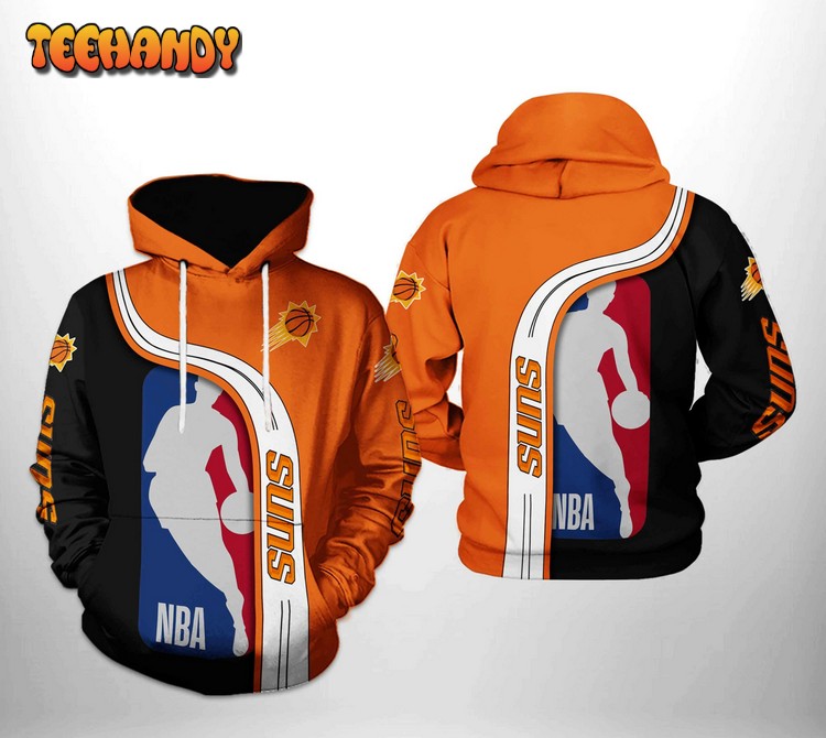 Phoenix Suns NBA Team 3D Printed Hoodie Zipper Hoodie