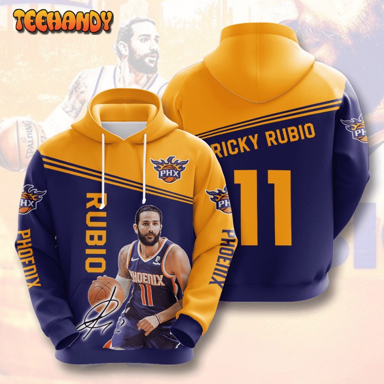 PHOENIX SUNS Ricky Rubio 3D Hoodie