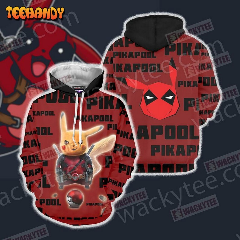 Pikapool Deadpool And Pikachu New 3D Hoodie