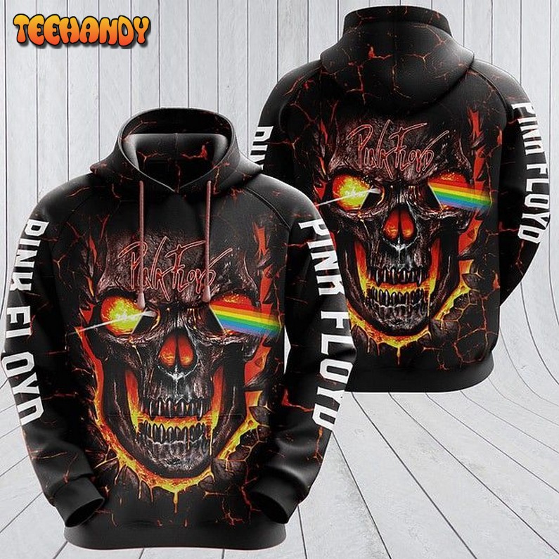 PINK FLOYD SKULL 3D Hoodie For Men Women All Over Hoodie