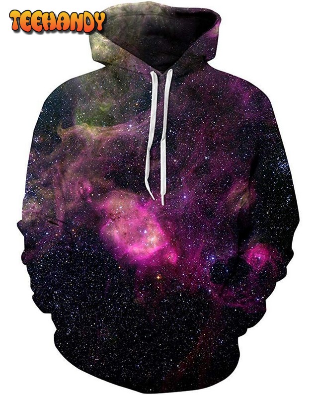 Pink nebula 3D 3D Hoodie For Men Women All Over 3D Hoodies