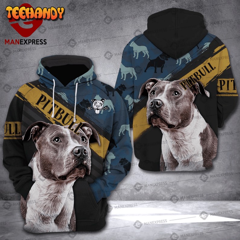 Pittbull Camouflage 3D Hoodie For Men For Women All Over Hoodie