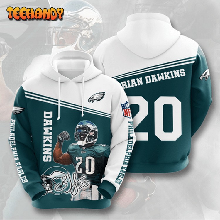 PITTSBURGH EAGLES Brian Dawkins 3D Hoodie