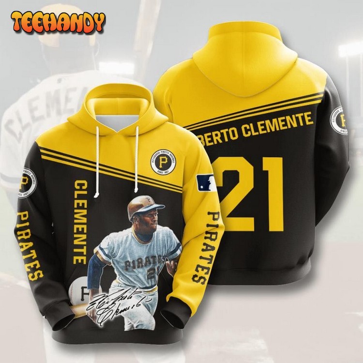 Pittsburgh Pirates And Roberto Clemente 3D Hoodie