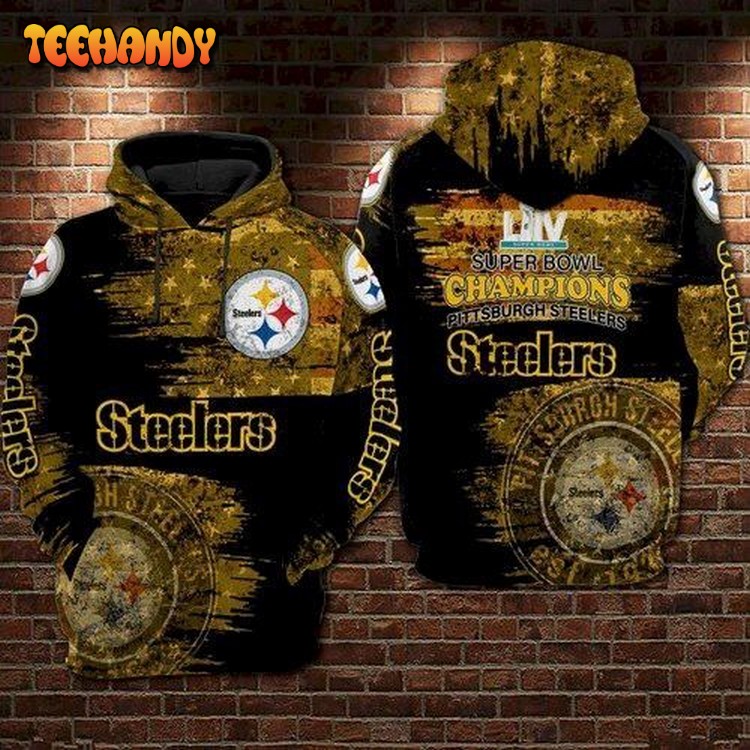 Pittsburgh Steelers 3D Hoodie All Over Printed Hoodie