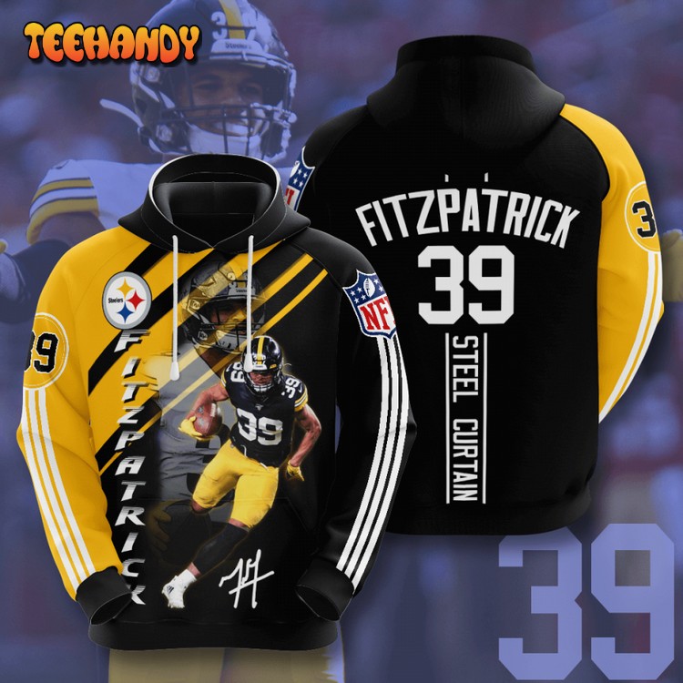 Pittsburgh Steelers 3D Printed Hoodie Zipper Hoodie