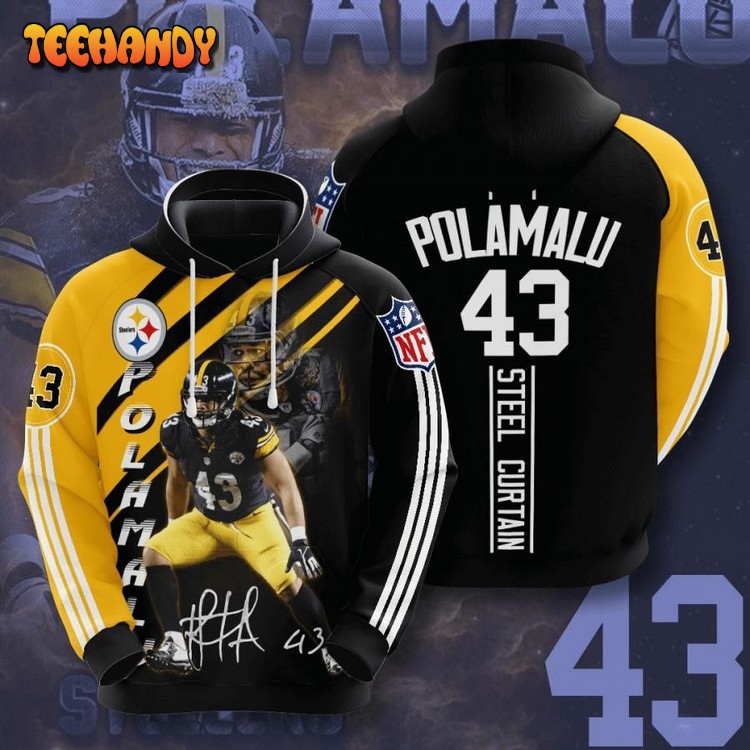 Pittsburgh Steelers 43 3D Hoodie