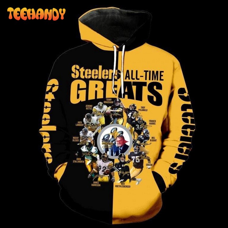 Pittsburgh Steelers All Time 3D Hoodie